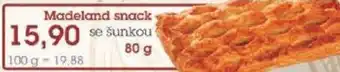 Jip Madeland snack nabídka