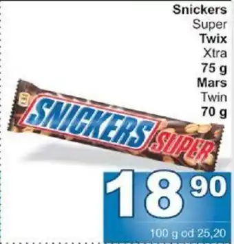Jip Snickers Super Twix Xtra nabídka