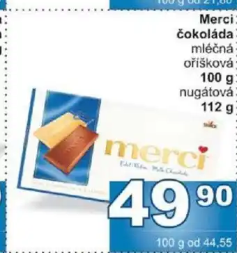 Jip Merci čokoláda nabídka