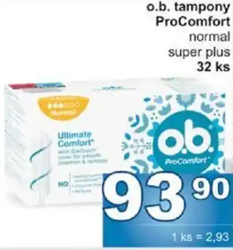 Jip o.b. tampony ProComfort nabídka