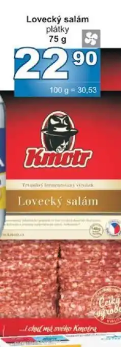 Jip Lovecký salám plátky 75 g nabídka