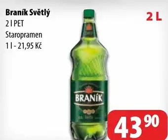 Partner Maloobchodní síť Braník Světlý 2L nabídka