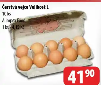 Partner Maloobchodní síť Čerstvá vejce Velikost L nabídka