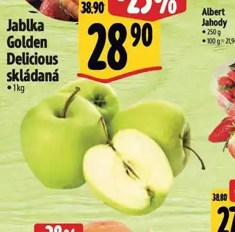 Albert Jablka golden delicious nabídka