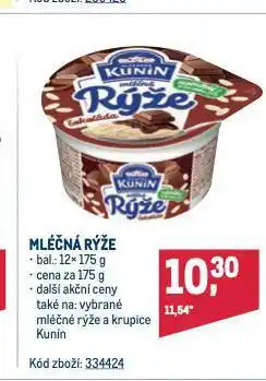 Makro Mléčná rýže nabídka