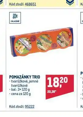 Makro Pomazánky trio nabídka