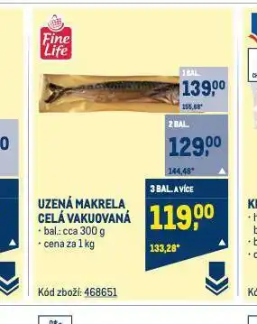 Makro Uzená makrela nabídka