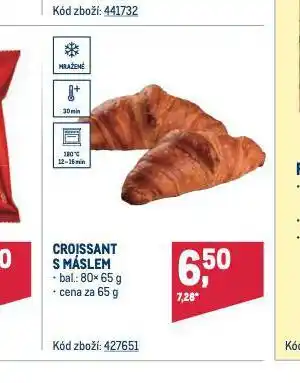 Makro Croissant s máslem nabídka