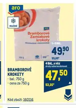 Makro Bramborové krokety nabídka