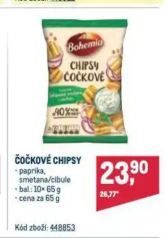 Makro Čočkové chipsy nabídka