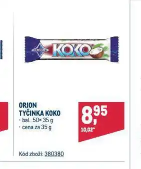 Makro Orion tyčinka koko nabídka