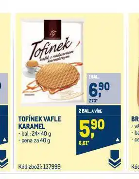 Tofínek vafle karamel