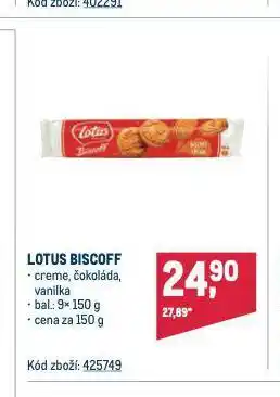 Makro Lotus biscoff nabídka