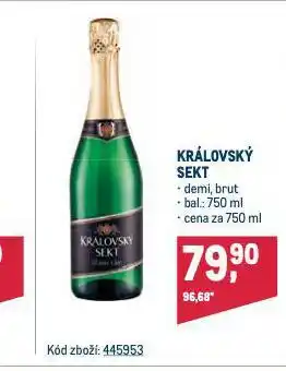 Makro Královský sekt nabídka