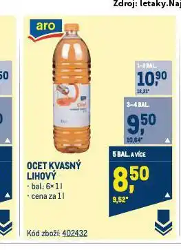 Makro Ocet kvasný lihový nabídka
