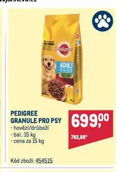 Makro Pedigree granule pro psy nabídka