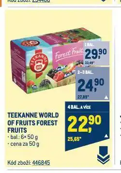 Makro Teekanne čaj nabídka