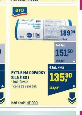 Makro Pytle na odpadky nabídka