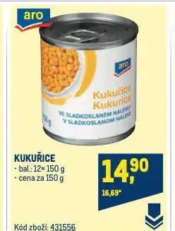 Makro Kukuřice nabídka