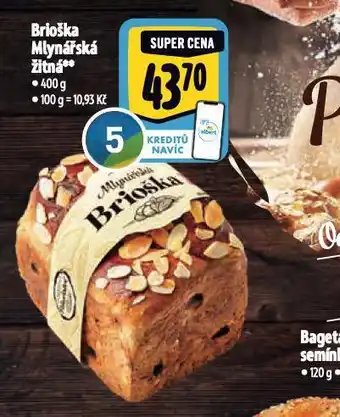 Albert Brioška mlynářská žitná nabídka
