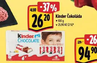 Albert Kinder čokoláda nabídka