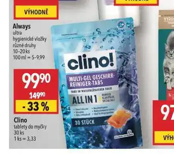 Globus Clino tablety do myčky nabídka