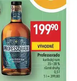 Globus Professorado karibský rum nabídka