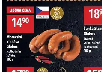 Globus Moravská klobása nabídka