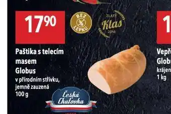 Globus Paštika s telecím masem nabídka