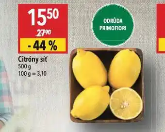 Globus Citrony síť nabídka