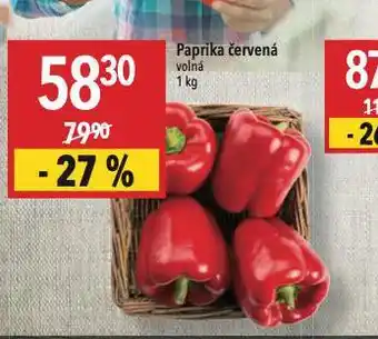 Globus Paprika červená nabídka