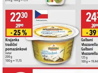 Globus Krajanka tradiční pomazánkové nabídka