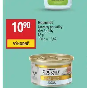 Globus Gourmet konzerva pro kočky nabídka