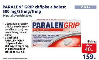 Benu Paralen grip nabídka