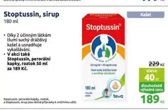 Benu Stoptussin nabídka