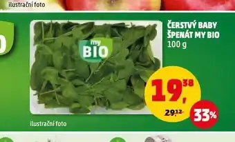 Penny Market Čerstvý baby špenát my bio nabídka