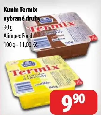 Partner Maloobchodní síť Kunín Termix vybrané druhy nabídka