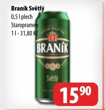 Partner Maloobchodní síť Braník Světlý 0,5L nabídka
