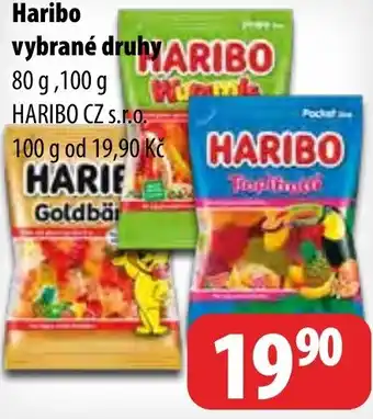 Haribo vybrané druhy