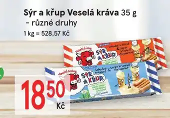 Sýr a křup Veselá kráva 35 g
