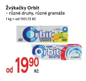 Žabka Žvýkačky Orbit nabídka