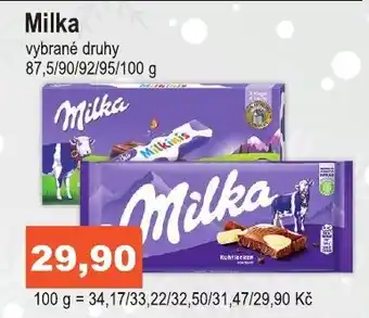COOP DISKONT Milka nabídka