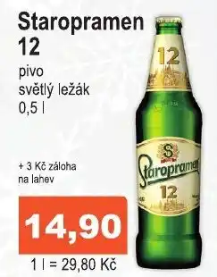 COOP DISKONT Staropramen 12 nabídka