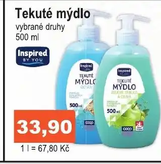 COOP DISKONT Tekuté mýdlo nabídka