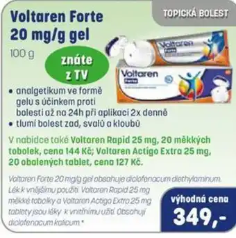 PharmaPoint Voltaren Forte 20 mg/g gel nabídka