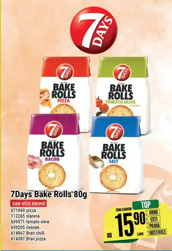Tamda Foods 7Days Bake Rolls 80g nabídka