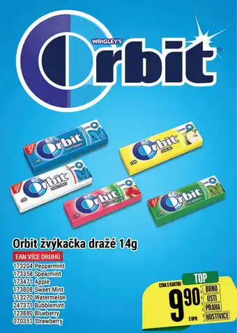Tamda Foods Orbit žvýkačka dražé 14g nabídka