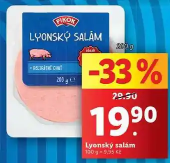 Lidl Lyonský salám, 200 g nabídka