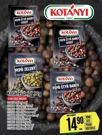 Tamda Foods Kotányi pepř 12g nabídka