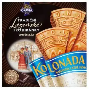 Lidl Opavia kolonáda tradiční lázeňské trojhránky s čokoládovou náplní 200g nabídka